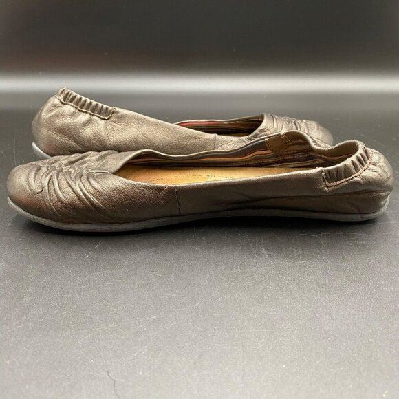 Taos Bronze Ballet Flats Women's Size 8 - Picture 6 of 11